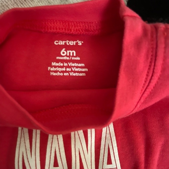 6/10$ NWOT Carters 6M “nana” onesie/bodysuit - Picture 2 of 2